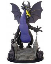 Statuetă  Quantum Mechanix Disney: Villains - The Maleficent Dragon (Q-Fig Max Elite), 22 cm -1