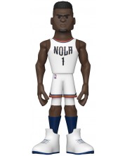 Statuetă Funko Gold Sports: Basketball - Zion Williamson (New Orleans Pelicans), 30 cm -1