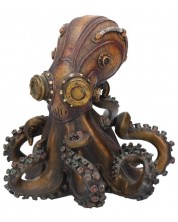 Statuetă Nemesis Now Adult: Steampunk - Octo-Steam, 15 cm -1