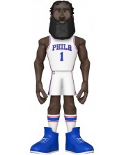 Statuetă Funko Gold Sports: Basketball - James Harden (Philadelphia 76ers), 30 cm -1