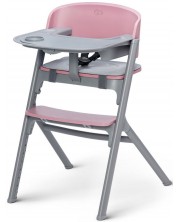 Scaun de masa pentru bebelusi KinderKraft - Livy, Roz -1