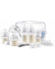 Set de pornire Philips Avent Natural Response - Cu pompa manuala de san Natural Motion -1