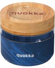 Borcan de sticlă pentru măncare Quokka Deli - Wood Grain, 500 ml