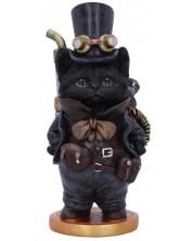 Statuetă Nemesis Now Adult: Steampunk - Steamsmith's Cat, 19 cm