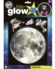Sticker luminos 3D Brainstorm Glow - Luna -1