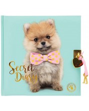 Jurnal secret cu lacăt Studio Pets - Puppy Pomeranian