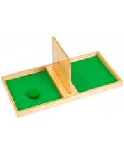 Montersori Smart Baby Board - Cu jeton de împingere, verde -1