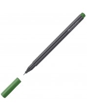Liner Faber-Castell Grip - Verde, 0.4 mm -1