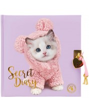 Jurnal secret cu lacăt Studio Pets - Kitty Mousy -1