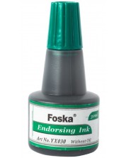 Cerneala pentru tampon Foska - 30 ml, verde -1