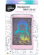 Tabletă de desen Kidea - ecran LCD, roz