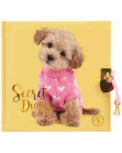 Jurnal secret cu lacăt Studio Pets - Cookie the Poodle