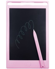 Tableta pentru desenat Kidea - LCD display, roz -1