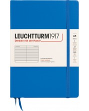 Caiet Leuchtturm1917 New Colours - A5, liniat, Sky, copertă tare -1