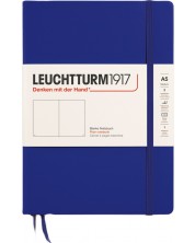 Caiet Leuchtturm1917 New Colours - A5, pagini albe, Ink, copertă tare -1