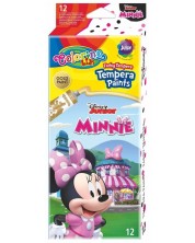 Colorino Disney Junior Minnie Tempera 12 culolri in tuburi 12 ml