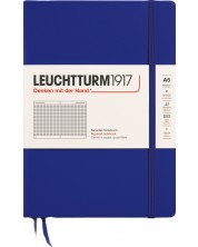 Caiet Leuchtturm1917 New Colours - A5, pagini pătrate, Ink -1