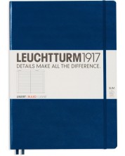Agenda Leuchtturm1917 Master Slim - A4+, pagini liniate, Navy -1