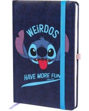 Caiet Cerda Disney: Lilo & Stitch - Weirdos Have More Fun, A5	