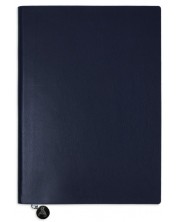 Caiet Victoria's Journals Smyth Flexy - Albastru închis, copertă plastică, 96 de foi, format A5 -1