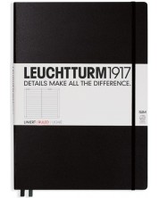 Agenda Leuchtturm1917 Notebook Master Slim А4 - Negru, pagini punctate