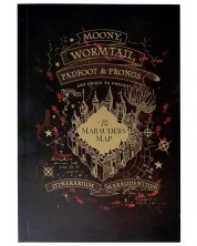 Caiet Moriarty Art Project Movies: Harry Potter - Marauder's Map (Gold version)