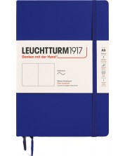 Caiet Leuchtturm1917 New Colours - A5, pagini albe, Ink, copertă moale -1