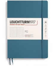 Caiet Leuchtturm1917 Composition - B5, albastru, pagini cu puncte, copertă moale -1