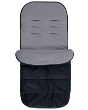 Geantă termo pentru cărucior Lorelli - 95 x 48 cm, negru/grișu fleece -1