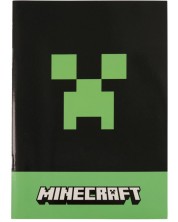 Caiet de notițe Graffiti Minecraft - Greeper, A5, pătrate mici