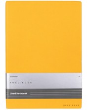 Caiet Hugo Boss Essential Storyline - B5, cu linii, galben
