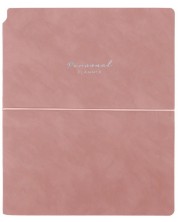 Caiet Victoria's Journals Kuka - Roz, copertă plastică, 96 de foi, format B5 -1