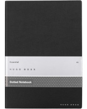 Caiet Hugo Boss Essential Storyline - A5, pagini punctate, negru
