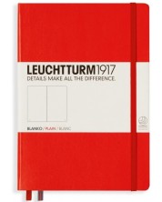 Agenda  Leuchtturm1917 Notebook Medium А5 - Rosu, pagini liniate