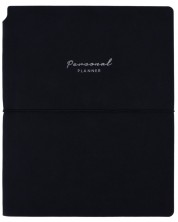 Caiet Victoria's Journals Kuka - Negru, copertă plastică, 96 de foi, format B5