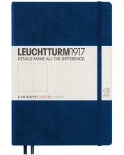 Agenda Leuchtturm1917 Notebook Medium A5 - Albastra, pagini liniate -1