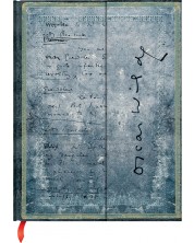 Carnețel Paperblanks Wilde - 13 x 18 cm, 72 de coli de hârtie, cu linii largi -1