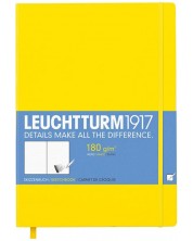 Agenda Leuchtturm1917 Sketchbook Master - A4+, foi albe, Lemon -1