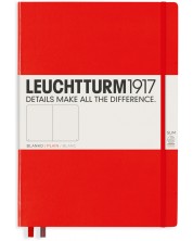 Agenda Leuchtturm1917 Master Slim - А4+, pagini albe, Red