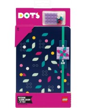 Caiet  cu o bandă elastică Lego Dots - A5 -1