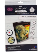 Craft Buddy Diamond Tapestry Notebook - Lions in the Savannah