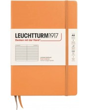 Caiet Leuchtturm1917 New Colours - A5, pagini liniare, Apricot, coperte rigide -1