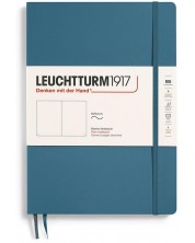 Caiet Leuchtturm1917 Composition - B5, albastru, pagini albe, copertă moale -1
