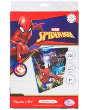 Caiet cu goblen cu diamante Craft Buddy - Spiderman