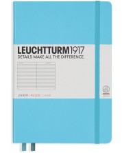 Agenda Leuchtturm1917 - А5, pagini liniate, Ice Blue