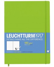 Agenda Leuchtturm1917 Sketchbook Master - A4+, foi albe, Lime -1