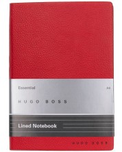 Caiet Hugo Boss Essential Storyline - A6, cu linii, roșu