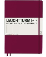 Agenda Leuchtturm1917 - A4+, pagini albe, Port Red
