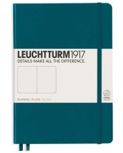 Agenda Leuchtturm1917 Rising Colors - А5, pagini albe, Pacific Green