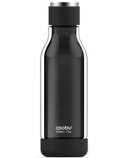 Sticlă termică Asobu Inner Peace - 500 ml, negru